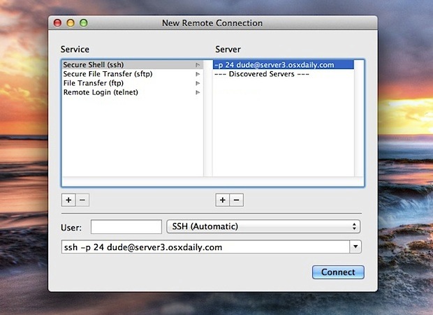 Create Ssh Bookmarks In Terminal For Quick Remote Server Access In Mac Os X