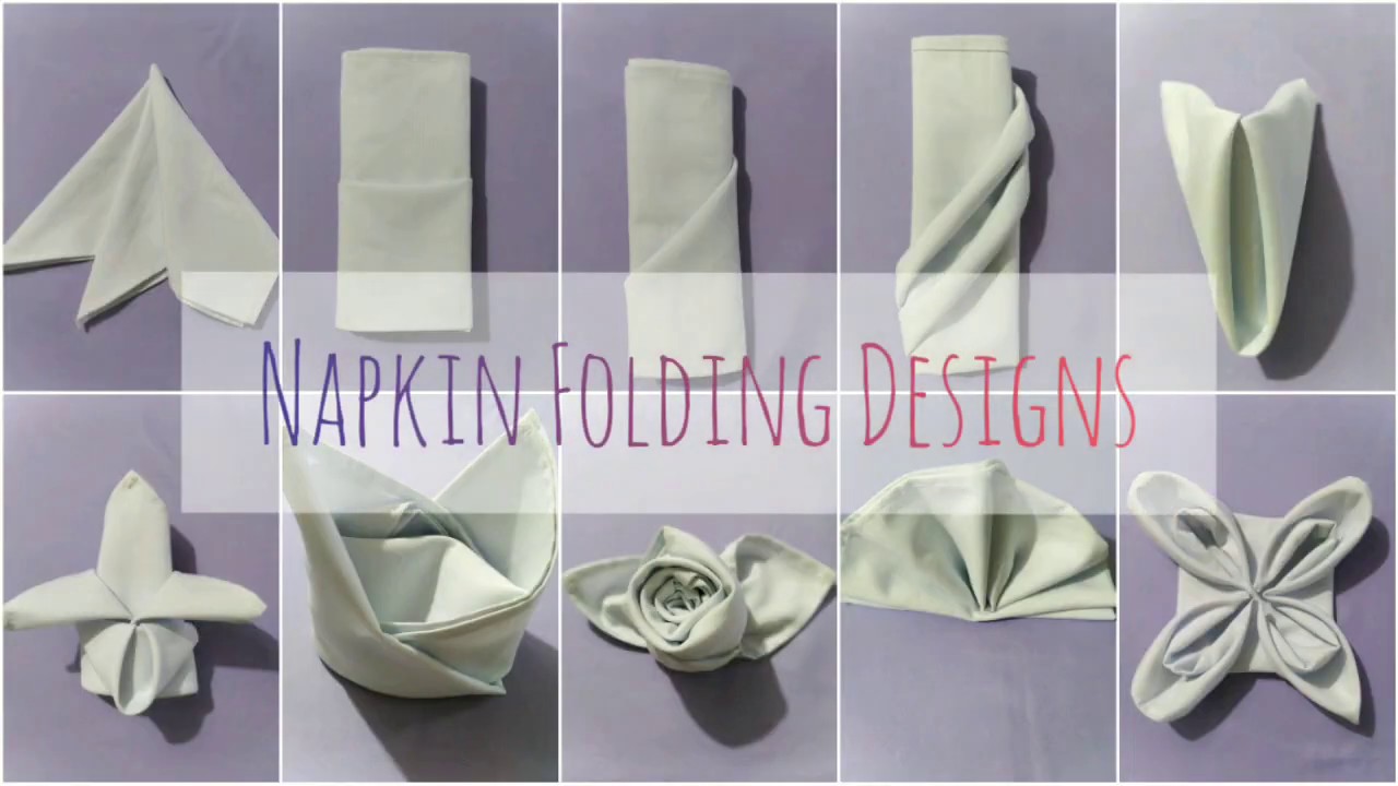 How To Fold Napkins