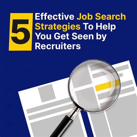 Job Search Strategies 5 Effective Ways To Help You Get Seen By Recruiters