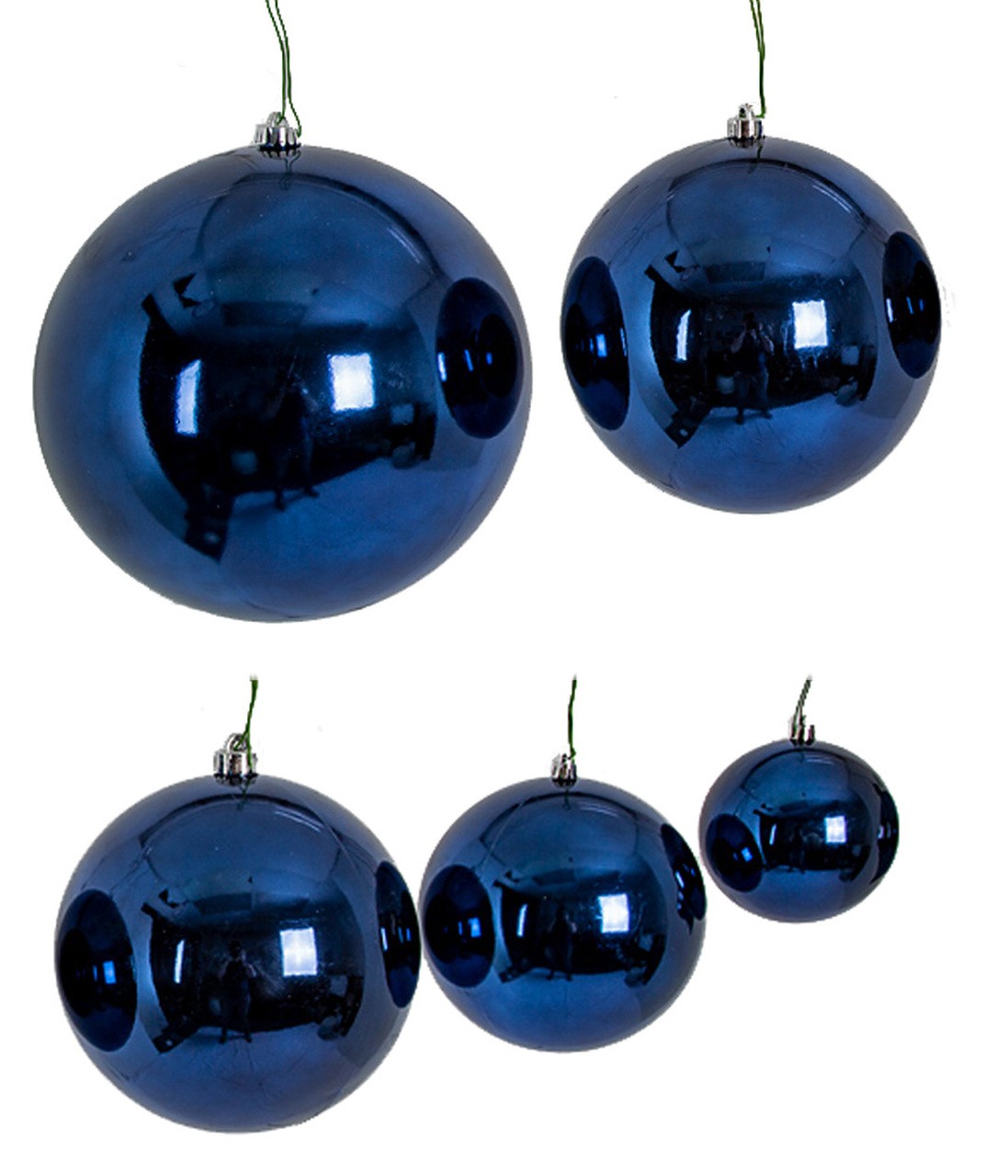 Navy Blue Christmas Ornaments