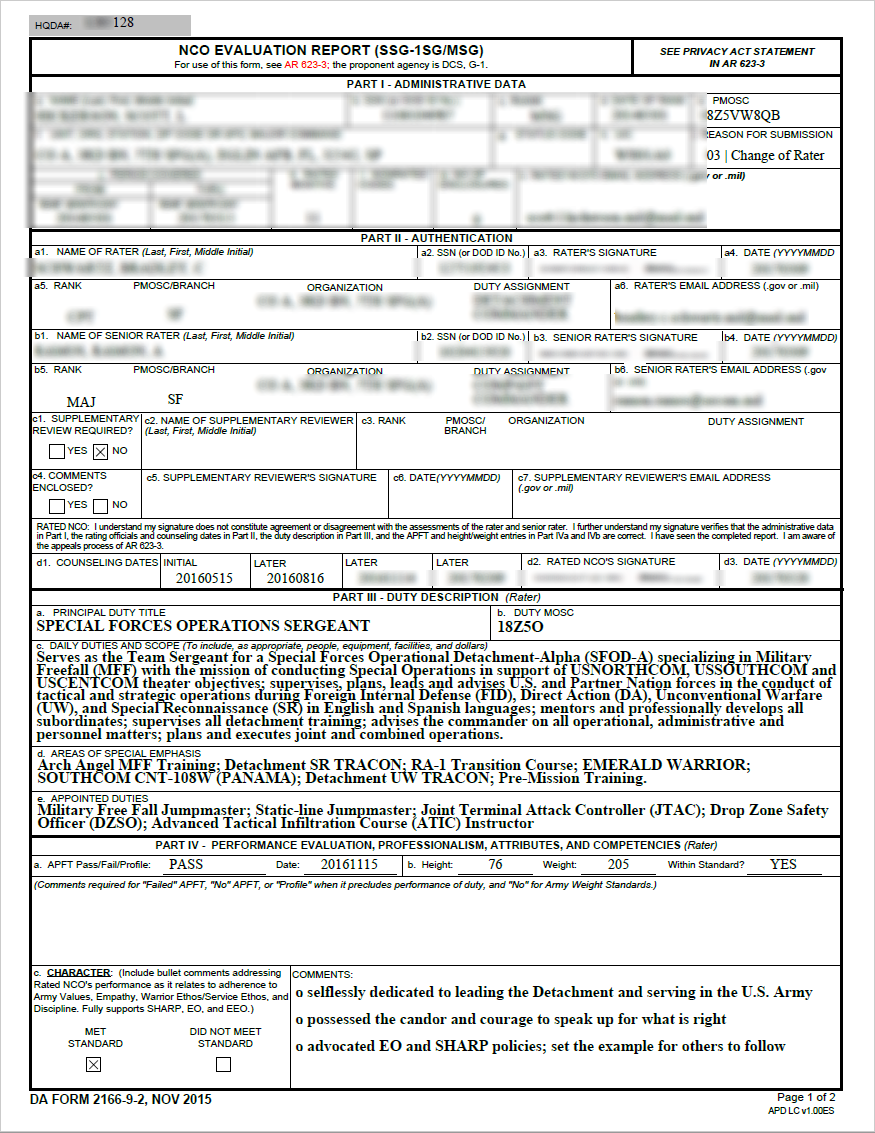 Why Is The Army Ncoer Form Important? Unlocking Its Potential